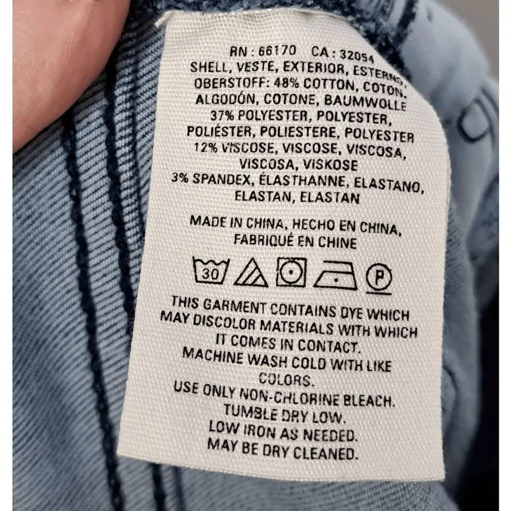 Anthropologie Pilcro and the Letterpress High-Rise Denim Legging size 28 Petite - Picture 7 of 7